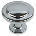 thumbnail image 1 of GlideRite 1-1/4 in. Classic Round Ring Cabinet Knobs, Polished Chrome, Pack of 10, 1 of 4