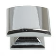 thumbnail image 1 of GlideRite 1-1/4 in. Domed Convex Square Cabinet Knob, Polished Chrome, Pack of 25, 1 of 5