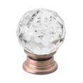 thumbnail image 1 of GlideRite 1-1/4 in. Round K9 Crystal Cabinet Knob, Oil Rubbed Bronze Base, Pack of 25, 1 of 3