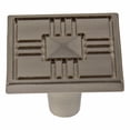 thumbnail image 1 of GlideRite 1-1/4 in. Square Deco Cabinet Knob, Satin Nickel, Pack of 25, 1 of 5