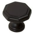 thumbnail image 1 of GlideRite 1-1/8 in. Classic Octagon Cabinet Knobs, Matte Black, Pack of 10, 1 of 4
