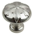 thumbnail image 1 of GlideRite 1-1/8 in. Round Snowflake Cabinet Knob, Satin Nickel, Pack of 10, 1 of 5
