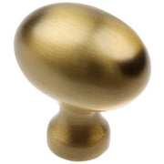 GlideRite 1.125 in. Classic Oval Cabinet Knobs, Satin Gold, Pack of 10