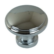 GLIDERITE HARDWARE GlideRite 1.125 in. Round Ring Classic Cabinet Knobs, Polished Chrome, Pack of 25