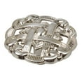 thumbnail image 1 of GlideRite 1-3/8 in. Classic Celtic Medallion Cabinet Knobs, Satin Nickel, Pack of 10, 1 of 5