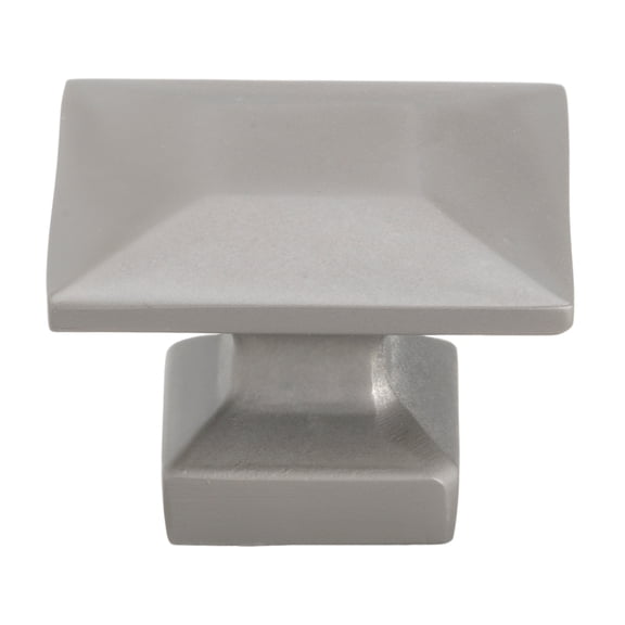 GlideRite 1-3/8 in. Modern Square Cabinet Knob, Graphite Gray - 5101-GPH, 1 Pack