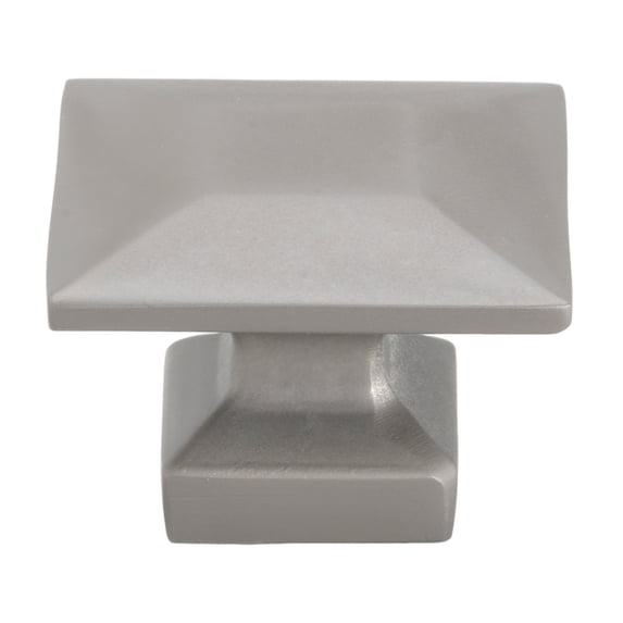 GlideRite 1-3/8 in. Modern Square Cabinet Knob, Graphite Gray - 5101-GPH, 10 Pack