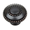 thumbnail image 1 of GlideRite 1-3/8 in. Round Double Ring Beaded Cabinet Knob, Oil Rubbed Bronze, Pack of 10, 1 of 5