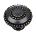 thumbnail image 1 of GlideRite 1-3/8 in. Round Double Ring Beaded Cabinet Knob, Oil Rubbed Bronze, Pack of 25, 1 of 5