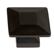 GLIDERITE HARDWARE GlideRite 1.375 in. Modern Square Cabinet Knobs, Oil Rubbed Bronze, Pack of 10