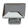 thumbnail image 1 of GlideRite 1.375 in. Modern Square Cabinet Knobs, Polished Chrome, Pack of 25, 1 of 5