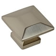 thumbnail image 1 of GlideRite 1.375 in. Modern Square Cabinet Knobs, Satin Nickel, Pack of 25, 1 of 5