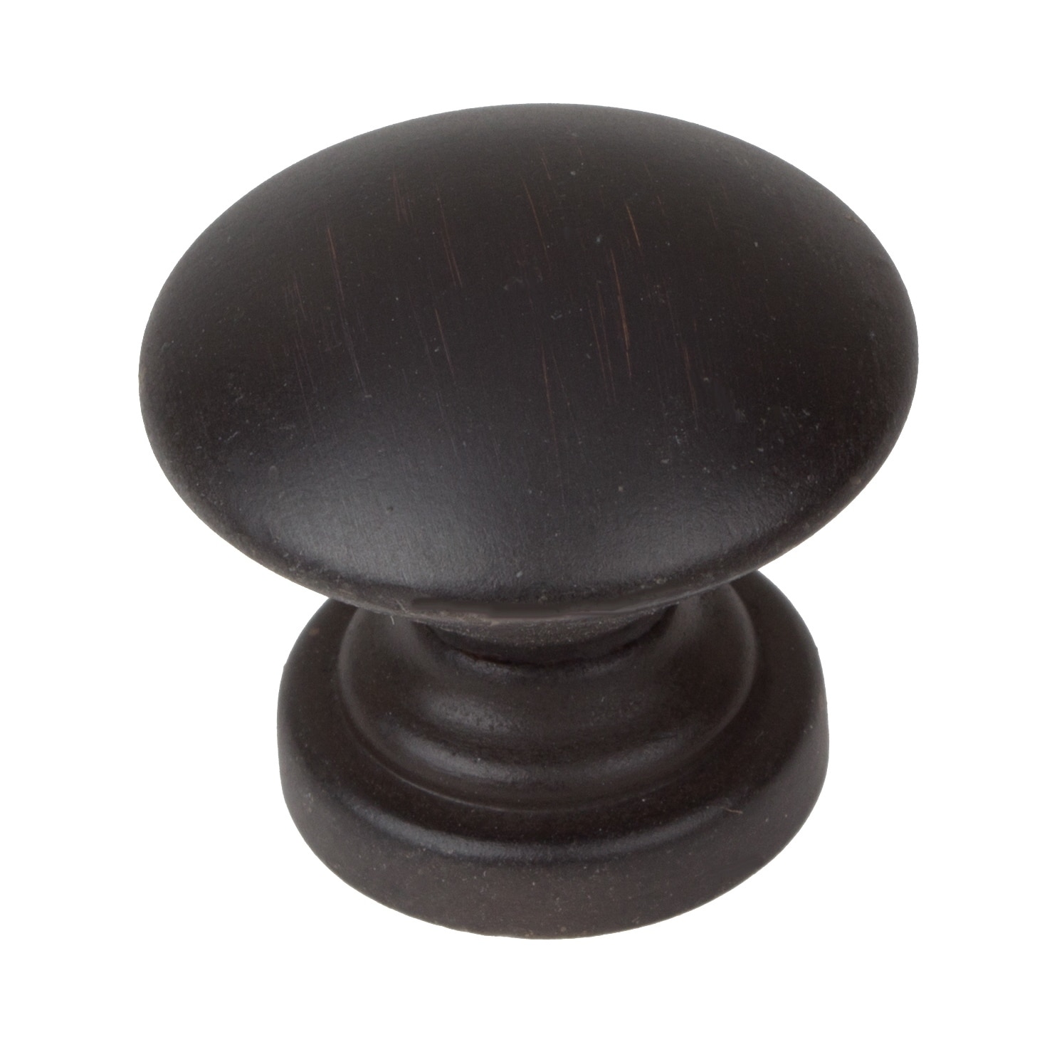 GlideRite 1 in. Classic Round Convex Cabinet Hardware Knobs, Oil Rubbed Bronze, Pack of 25 - image 1 of 5