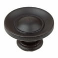 thumbnail image 1 of GlideRite 1 in. Classic Round Ring Button Cabinet Knobs, Oil Rubbed Bronze, Pack of 25, 1 of 4