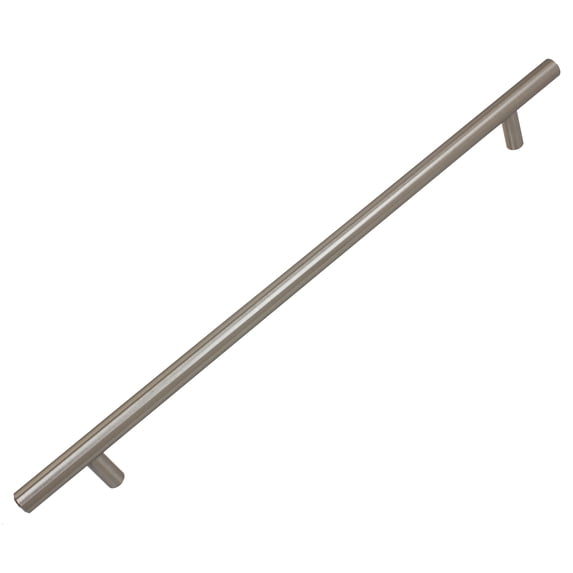 GlideRite 11 in. Center Solid Modern Cabinet Bar Pull, Stainless Steel