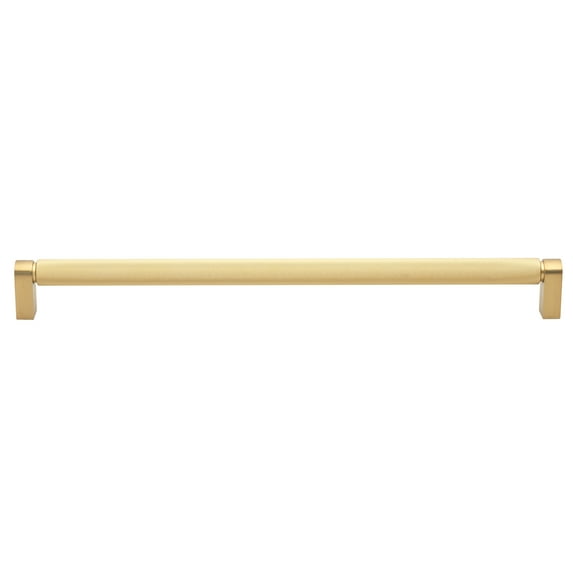 GlideRite 12-5/8 in. (320mm) Center-Center Knurled Cabinet Bar Pull, Satin Gold - 4788-320-SG, 1 Pack