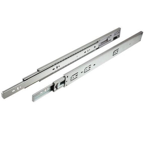 GlideRite 14 in. Side Mount Hydraulic Soft Close Drawer Slides, 10 Pairs