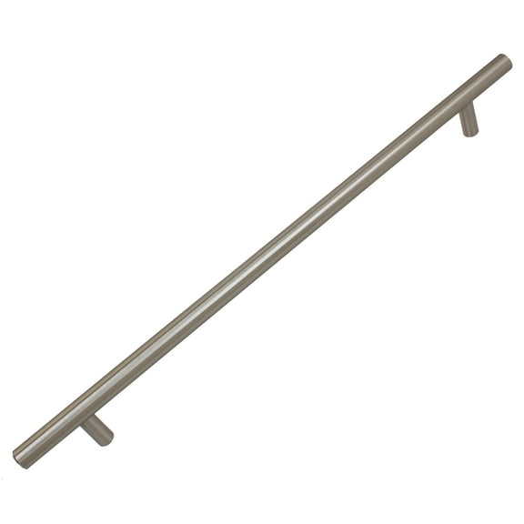 GlideRite 15 in. Center Solid Modern Cabinet Bar Pull, Stainless Steel