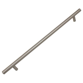 GlideRite 15 in. Center Solid Modern Cabinet Bar Pull, Stainless Steel