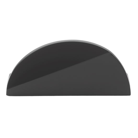 GlideRite 2-1/2 in. Center-Center Semi Circle Cabinet Knob, Matte Black - 4844-MB, 1 Pack