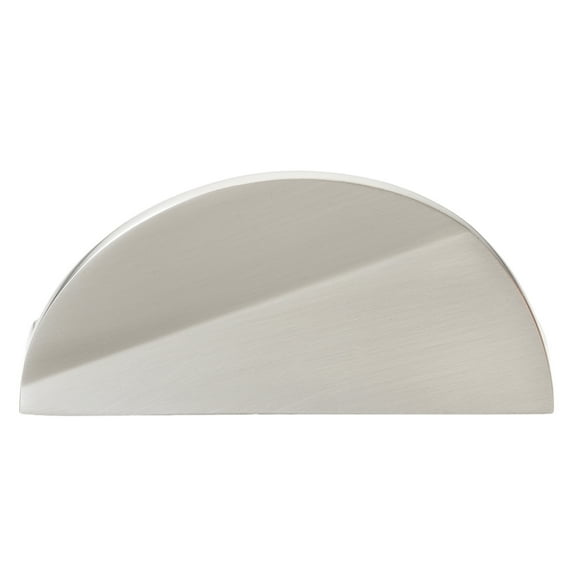 GlideRite 2-1/2 in. Center-Center Semi Circle Cabinet Knob, Satin Nickel - 4844-SN, 1 Pack