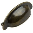 thumbnail image 1 of GlideRite 2-1/2 in. Center Classic Bin Cabinet Pull, Antique Brass, 1 of 5