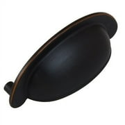 GLIDERITE HARDWARE GlideRite 2-1/2 in. Center Classic Bin Cabinet Pull, Oil Rubbed Bronze