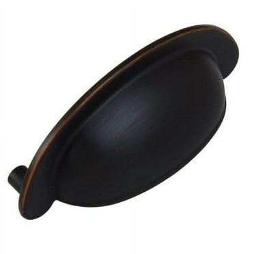GlideRite 2-1/2 in. Center Classic Bin Cabinet Pull, Oil Rubbed Bronze