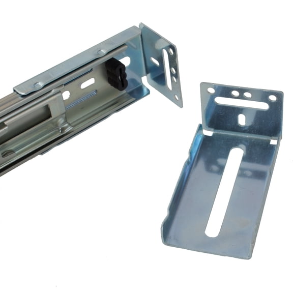 GlideRite 2-1/2 in. Face-Frame Rear-Mounting Socket Brackets, 10 Pairs