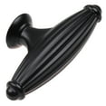 thumbnail image 1 of GlideRite 2-1/2 in. Fluted Cabinet Knob, Matte Black, Pack of 10, 1 of 4