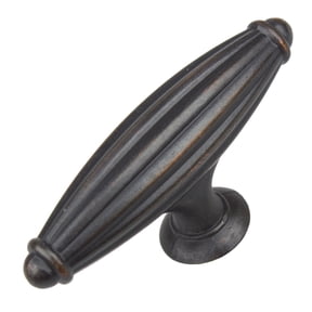 GlideRite 2-1/2 in. Fluted Cabinet Knob, Oil Rubbed Bronze