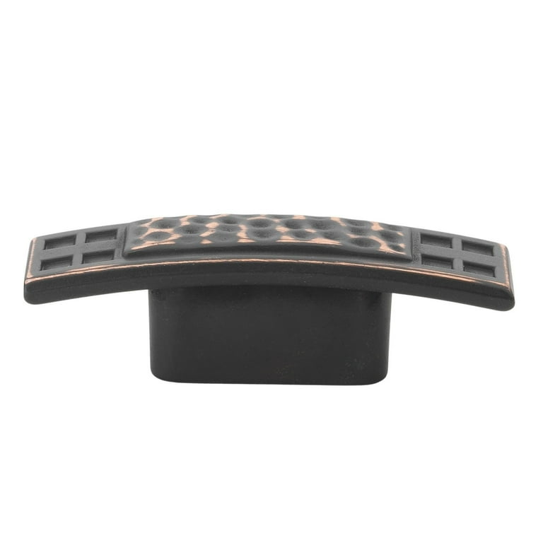 2-1/2 in. Oil Rubbed Bronze Hammered Mission Style Cabinet Knob (10-Pack) 2-1/2 in. Oil Rubbed Bronze Hammered Mission Style Cabinet Knob (10-Pack)