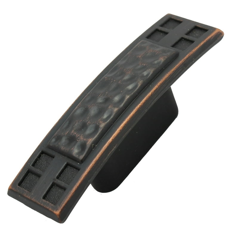 2-1/2 in. Oil Rubbed Bronze Hammered Mission Style Cabinet Knob (10-Pack) 2-1/2 in. Oil Rubbed Bronze Hammered Mission Style Cabinet Knob (10-Pack)