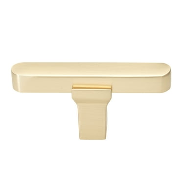 GlideRite 2-1/4 in. Solid Flat Cabinet T Knob, Champagne Gold - 4842-T-CHPG, 1 Pack