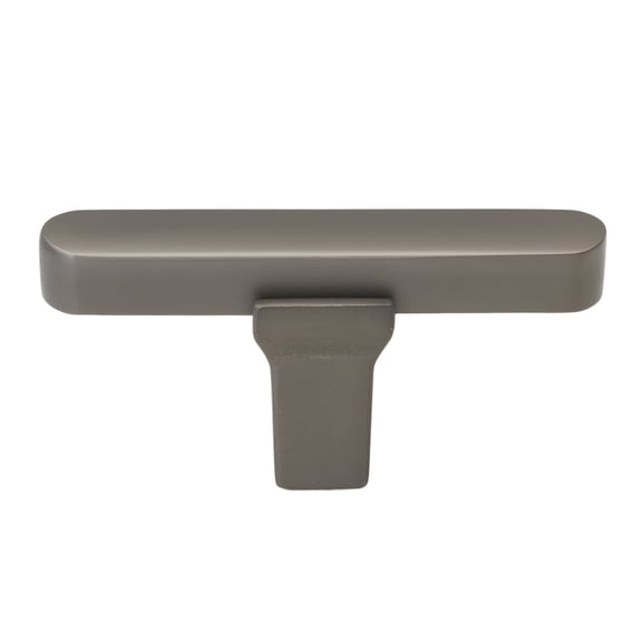 GlideRite 2-1/4 in. Solid Flat Cabinet T Knob, Graphite Gray - 4842-T-GPH, 1 Pack