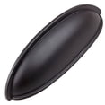thumbnail image 1 of GlideRite 2-15/16 in. Center Classic Bin Cabinet Pull, Matte Black, 1 of 4