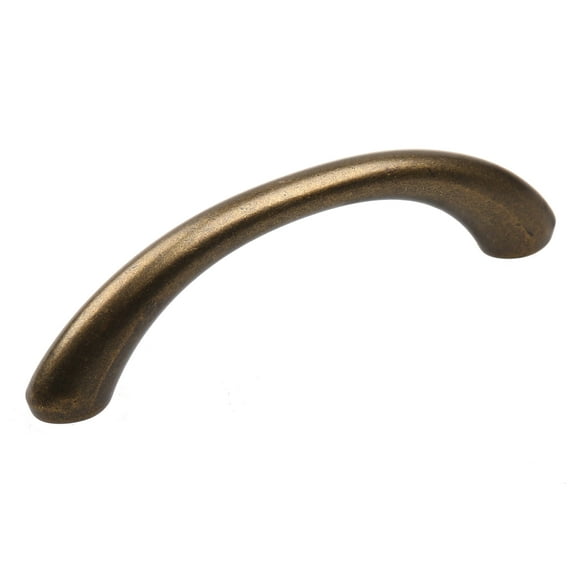 GlideRite 2-3/4 in. Center Loop Cabinet Hardware Handle Pull, Antique Brass