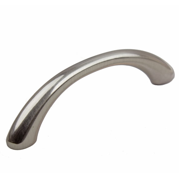 GlideRite 2-3/4 in. Center Loop Cabinet Hardware Handle Pull, Satin Nickel