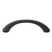 GlideRite 2-3/4 in. Center Loop Cabinet Hardware Handle Pulls, Matte Black, Pack of 25