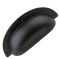 thumbnail image 1 of GlideRite 2.5 in. Center Bin Cup Cabinet Pull, Matte Black, 1 of 3