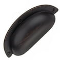 thumbnail image 1 of GlideRite 2.5 in. Center Bin Cup Cabinet Pull, Oil Rubbed Bronze, Pack of 10, 1 of 5