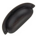 thumbnail image 1 of GlideRite 2.5 in. Center Bin Cup Cabinet Pull, Oil Rubbed Bronze, 1 of 3