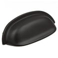 thumbnail image 1 of GlideRite 2.5 in. Center Classic Bin Cabinet Pull, Matte Black, 1 of 5