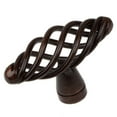 thumbnail image 1 of GlideRite 2 in. Classic Oval Birdcage Cabinet Knob, Rustic Bronze, 1 of 5
