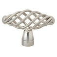 thumbnail image 1 of GlideRite 2 in. Classic Oval Birdcage Cabinet Knobs, Satin Nickel, Pack of 10, 1 of 3