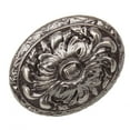 thumbnail image 1 of GlideRite 2 in. Old World Ornate Oval Cabinet Knob, Brushed Pewter, Pack of 5, 1 of 4