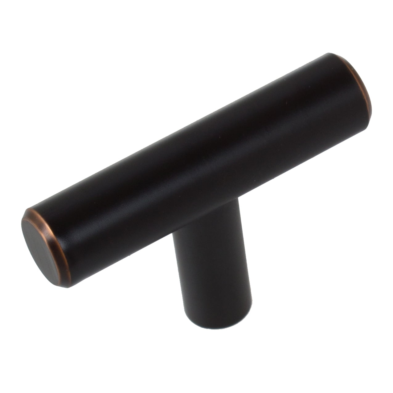 GlideRite 2 in. Solid Cabinet Bar T-Knob, Oil Rubbed Bronze