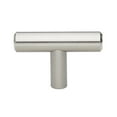 thumbnail image 1 of GlideRite 2 in. Solid Cabinet Bar T-Knob, Stainless Steel, 1 of 3