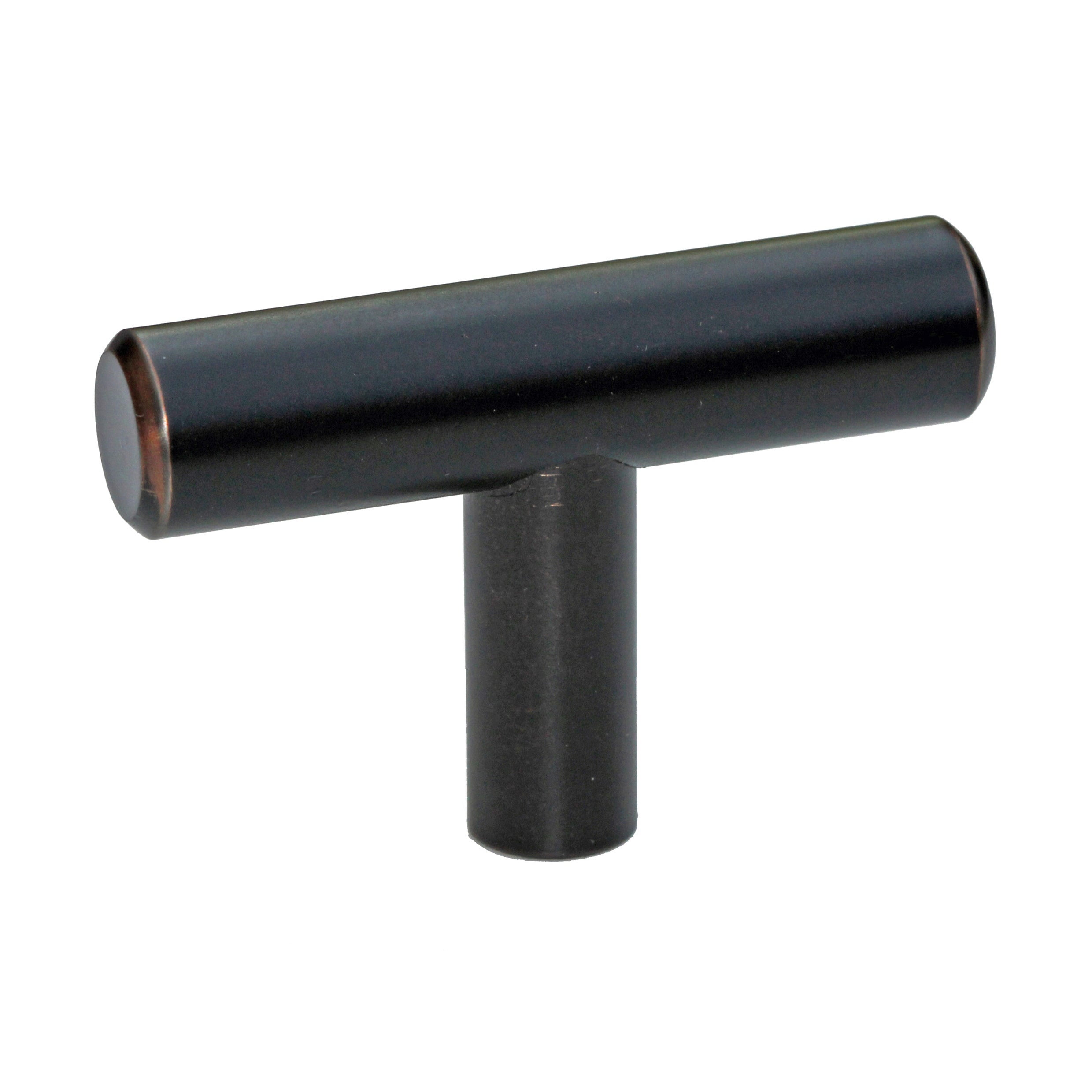 Oil Rubbed Bronze 2" T-Bar Cabinet Knob Set