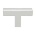 thumbnail image 1 of GlideRite 2 in. Solid Square Cabinet T-Knob, Polished Chrome - 21683-T-PC, 5 Pack, 1 of 4
